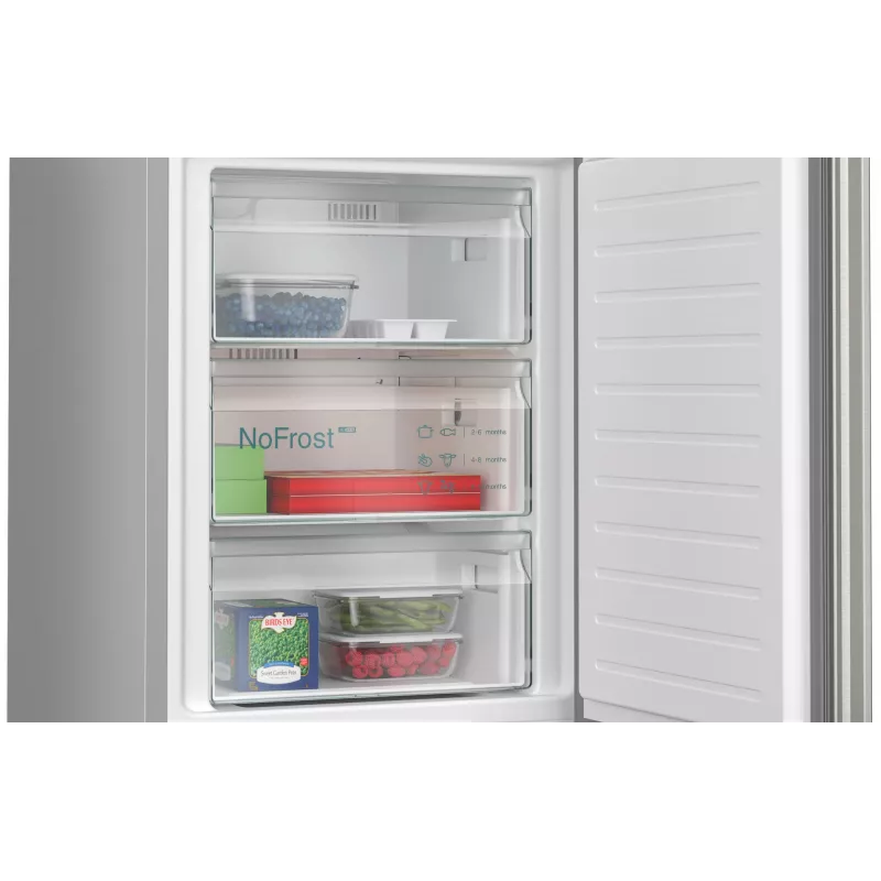 Siemens iQ300 KG39NXICF frigorífico-congelador independiente 363 L acero inoxidable