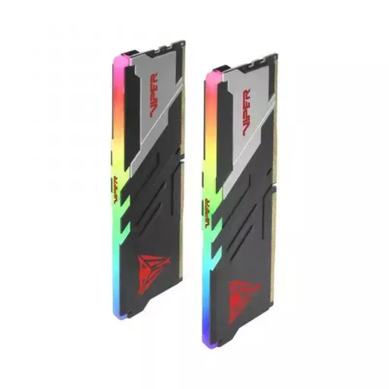 DIMM 64 GB DDR5-5600 (2x 32 GB) kit dual, memoria RAM negra, PVVR564G560C40K, Viper Venom RGB, INTEL XMP