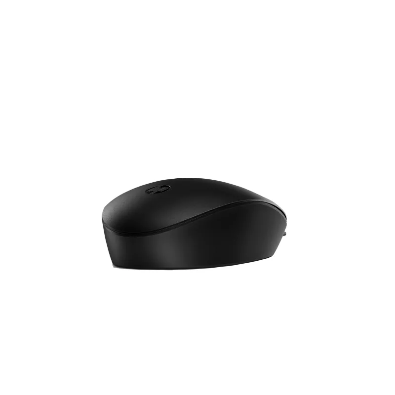 HP 128 ratón con cable, ambidiestro, láser, USB Type-A, 1200 DPI, negro