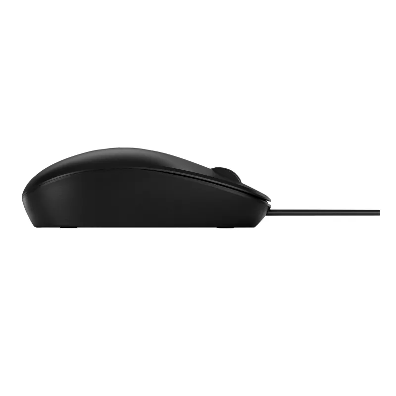 HP 128 ratón con cable, ambidiestro, láser, USB Type-A, 1200 DPI, negro