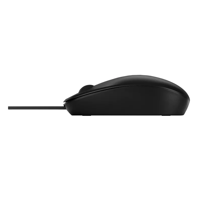 HP 128 ratón con cable, ambidiestro, láser, USB Type-A, 1200 DPI, negro