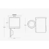 Samsung DV90BB7445GWS2 secadora de ropa independiente carga frontal 9 kg blanca