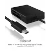 ICY BOX IB-CR401-C3 Lector de tarjetas USB 3.2 Gen 1 (3.1 Gen 1) Type-C Negro