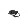 ICY BOX IB-CR401-C3 Lector de tarjetas USB 3.2 Gen 1 (3.1 Gen 1) Type-C Negro