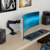 ERGOTRON HX Brazo de monitor para escritorio con inclinación pivotante VHD – negro mate