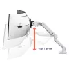 ERGOTRON HX Brazo de monitor para escritorio con pivote VHD – blanco