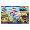 PAW Patrol, Dino Rescue HQ Set de juego con sonidos y figura exclusiva de Rex y vehículo
