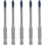 Juego de brocas Bosch EXPERT HEX-92608900598 — 5 uds. para cerámica dura