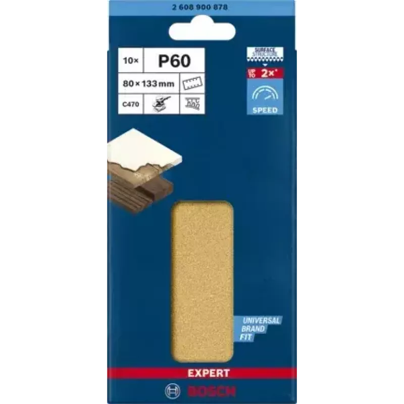 Bosch 2 608 900 878 herramienta rotativa accesorio de lijado/amolado madera hoja de lijar