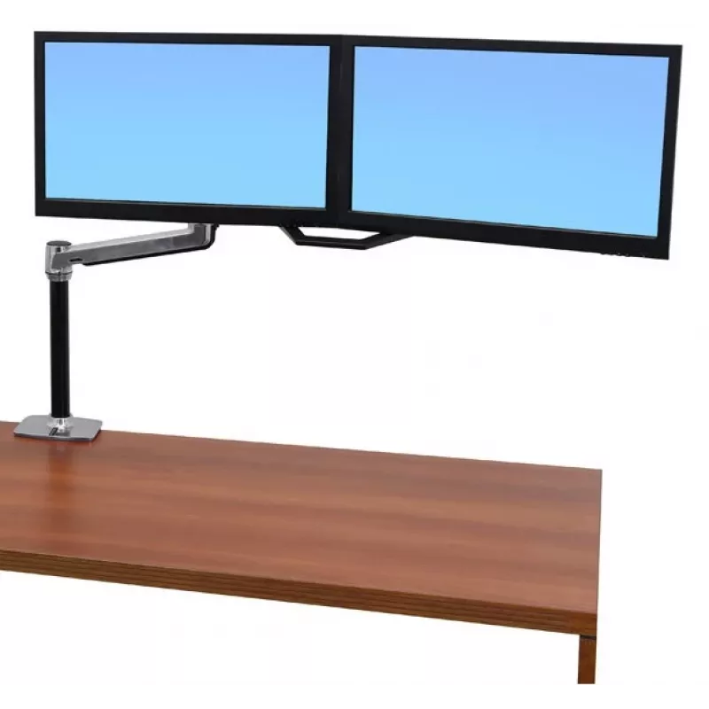 ERGOTRON Lx Hd soporte de mesa de pie para monitor LCD (aluminio pulido)
