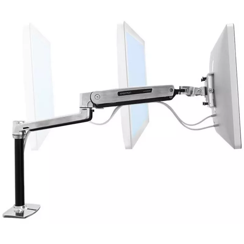 ERGOTRON Lx Hd soporte de mesa de pie para monitor LCD (aluminio pulido)