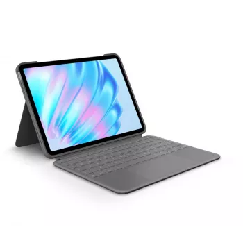 LOGITECH Combo Touch para iPad Air 11in 5th Gen Oxford gris Qwertz alemán