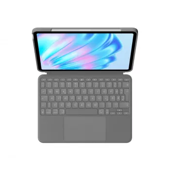 LOGITECH Combo Touch para iPad Air 11in 5th Gen Oxford gris Qwertz alemán