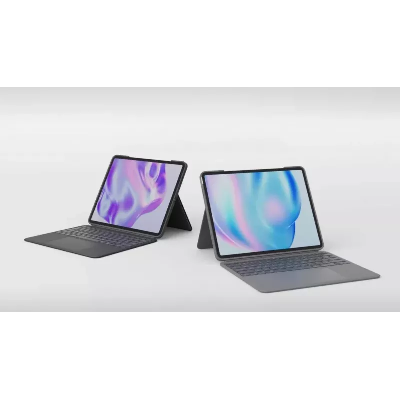LOGITECH Combo Touch para iPad Air 11in 5th Gen Oxford gris Qwertz alemán