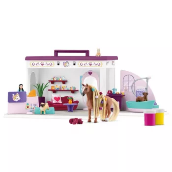 schleich HORSE CLUB Sofia’s Beauties Pet Salon, salón y spa, peluquería canina, 3 año(s), multicolor, plástico