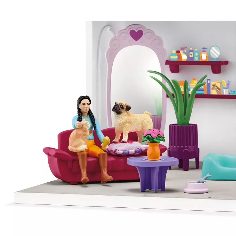 schleich HORSE CLUB Sofia’s Beauties Pet Salon, salón y spa, peluquería canina, 3 año(s), multicolor, plástico