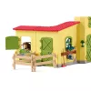 schleich FARM WORLD box de poni con semental de caballo islandés, granja, edificio, animales de granja / juguete de granja, cuadra, caballos, 3 año(s), multicolor