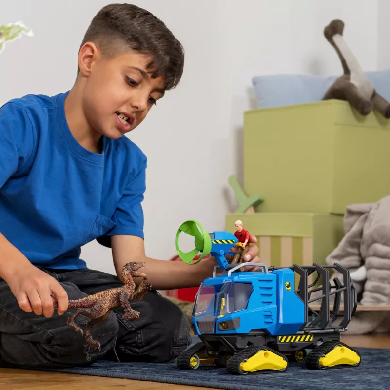 Vehículo Schleich Dinosaurs vehículo con orugas multicolor 42604