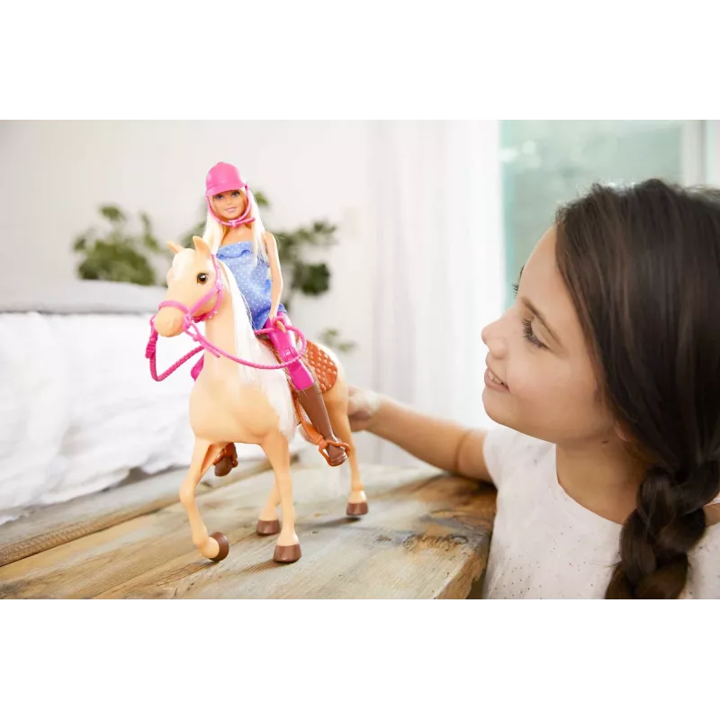Muñeca Barbie y caballo, muñeca de moda, femenino, 3 año(s), niñas, 250 mm, 480 g