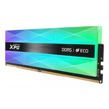 ADATA DIMM 16 GB DDR5-6400 (1x 16 GB) (plateado - AX5U6400C3216G-CLANRSG - Lancer Neon RGB - INTEL XMP - AMD EXPO) - 16 GB - DDR5