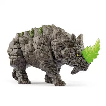 schleich ELDRADOR CREATURES Rinoceronte de combate, 7 año(s), Monstruos y dragones, Mundo de piedra, Negro, Verde, Plástico