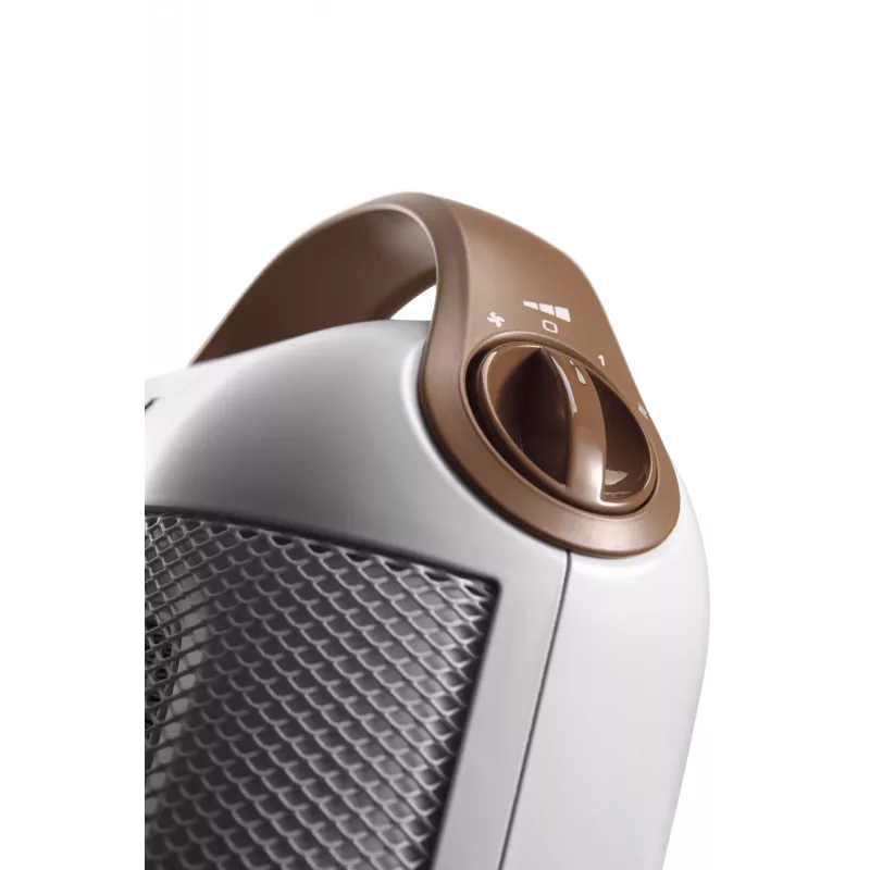 De’Longhi Capsule HFX30C18.IW Interior Marrón, Blanco 1800 W Calefactor eléctrico con ventilador