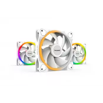 be quiet Light Wings White | 120mm PWM Triple Pack ventilador para carcasa de PC 12 cm 3 uds.
