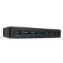 Lindy Hub USB 3.0 de 7 puertos, USB 3.2 Gen 1 (3.1 Gen 1) Tipo A, USB 3.2 Gen 1 (3.1 Gen 1) Tipo A, USB 3.2 Gen 1 (3.1 Gen 1), 5000 Mbit/s, negro, plástico