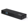 Lindy Hub USB 3.0 de 7 puertos, USB 3.2 Gen 1 (3.1 Gen 1) Tipo A, USB 3.2 Gen 1 (3.1 Gen 1) Tipo A, USB 3.2 Gen 1 (3.1 Gen 1), 5000 Mbit/s, negro, plástico