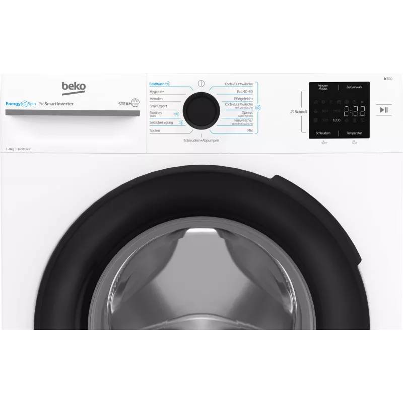 Beko b300 BM3WFU3941X lavadora de carga frontal 9 kg 1351 rpm blanco