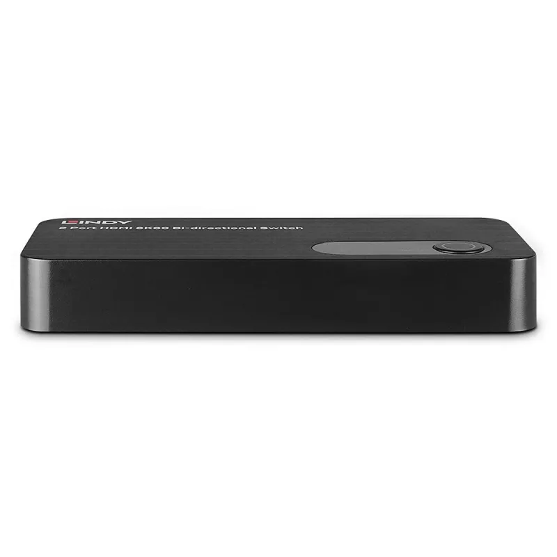 Lindy 38339 conmutador HDMI 2.1 8K60 bidireccional de 2 puertos, HDR, negro