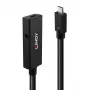Lindy Extensión activa USB 3.2 Gen 2 C/C de 5 m, 5 m, USB C, USB C, USB 3.2 Gen 2 (3.1 Gen 2), 10 Gbit/s, negro