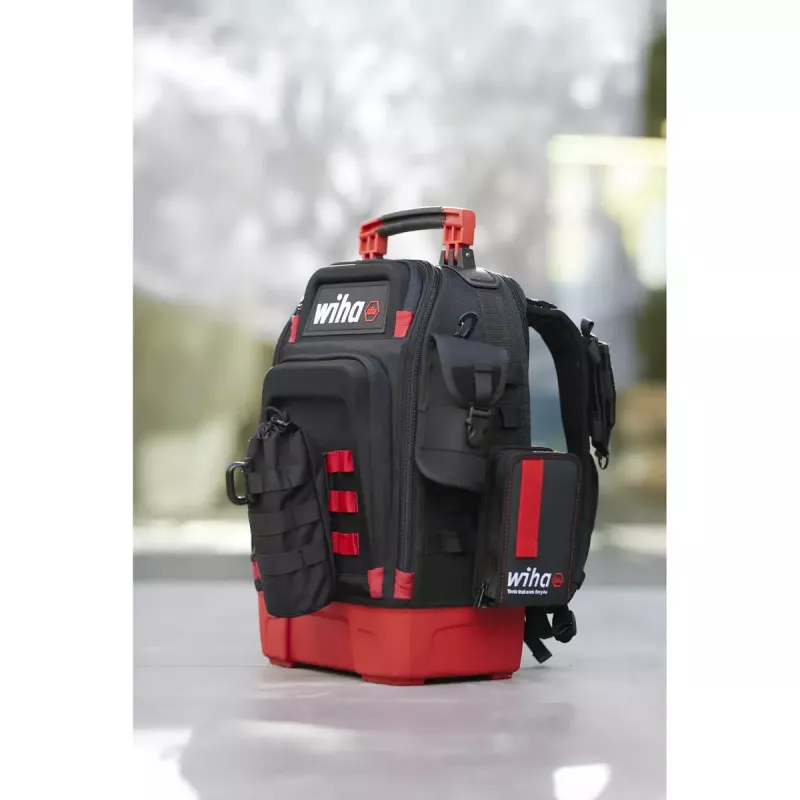 Bolsa de herramientas Wiha 45529 negra roja 385 mm x 260 mm x 530 mm