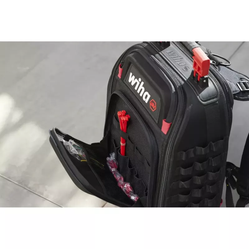 Bolsa de herramientas Wiha 45529 negra roja 385 mm x 260 mm x 530 mm