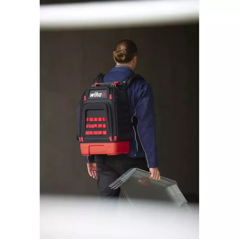Bolsa de herramientas Wiha 45529 negra roja 385 mm x 260 mm x 530 mm