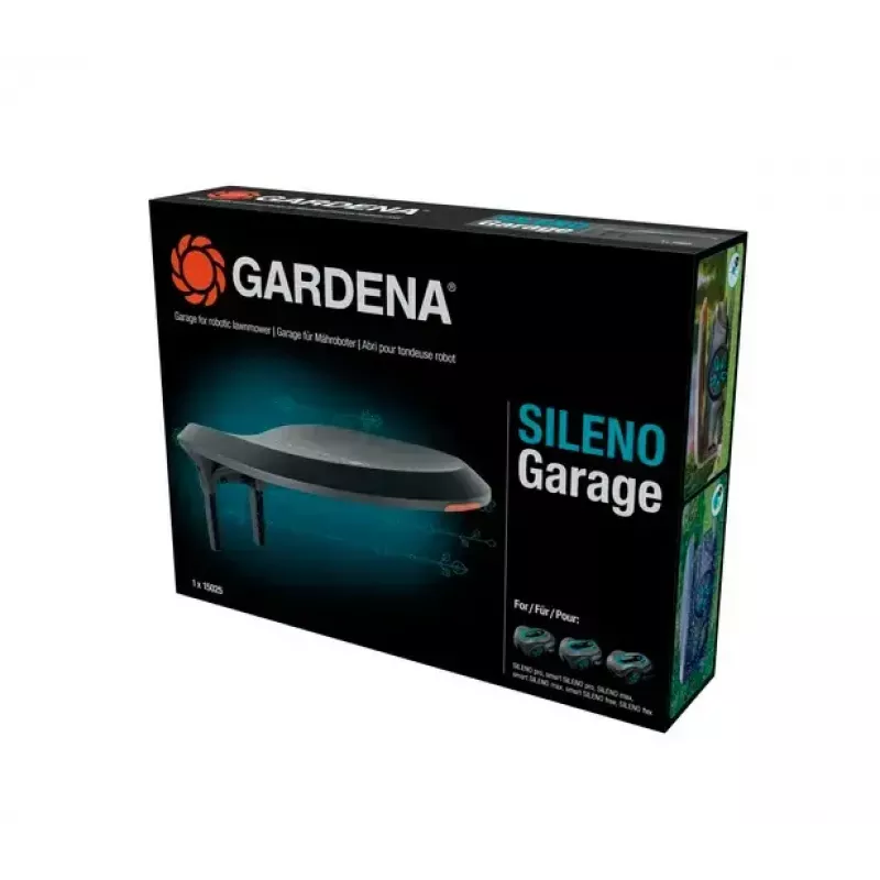 Garaje para robot cortacésped Gardena 15025-20 compatible con SILENO pro max free