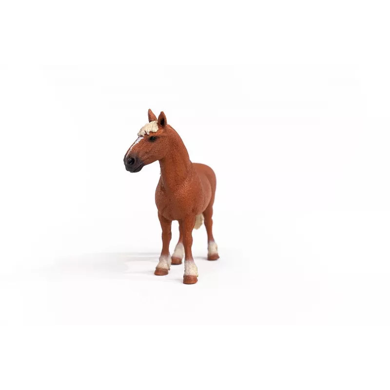 schleich FARM WORLD Belgisches Kaltblut, 3 años, animales de granja / juguete de granja, caballos, marrón, plástico