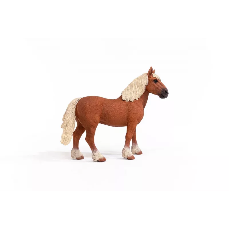 schleich FARM WORLD Belgisches Kaltblut, 3 años, animales de granja / juguete de granja, caballos, marrón, plástico