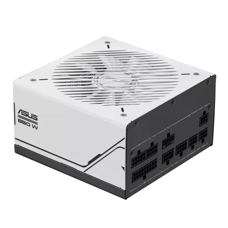 ASUS AP-850G fuente de alimentación 850 W 20+4 pines ATX ATX negra, blanca
