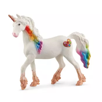 schleich BAYALA yegua unicornio amor arcoíris, 5 años, unicornio / pegaso, unicornios y hadas, multicolor
