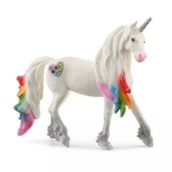 schleich BAYALA semental unicornio amor arcoíris, 5 años, unicornio / pegaso, unicornios y hadas, multicolor, plástico
