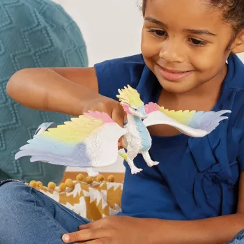 schleich BAYALA dragón arcoíris, 5 años, unicornio / pegaso, unicornios y hadas, multicolor, plástico