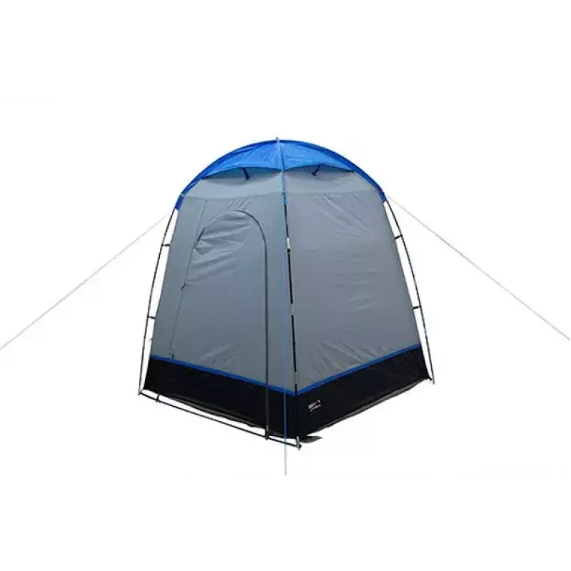 High Peak Lido tienda de campaña, impermeable 100 cm, azul, gris, 2 bolsas, fibra de vidrio