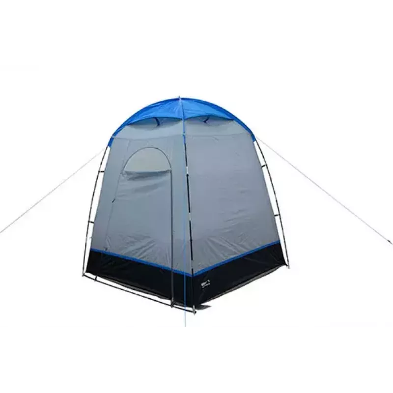 High Peak Lido tienda de campaña, impermeable 100 cm, azul, gris, 2 bolsas, fibra de vidrio
