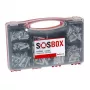 Set de tornillos y tacos Fischer 533629