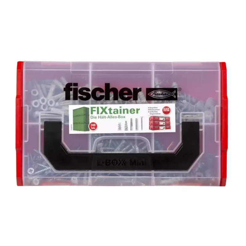Anclaje expansivo Fischer FIXtainer Hält-Alles-Box 50 unidades