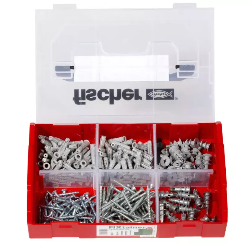 Anclaje expansivo Fischer FIXtainer Hält-Alles-Box 50 unidades