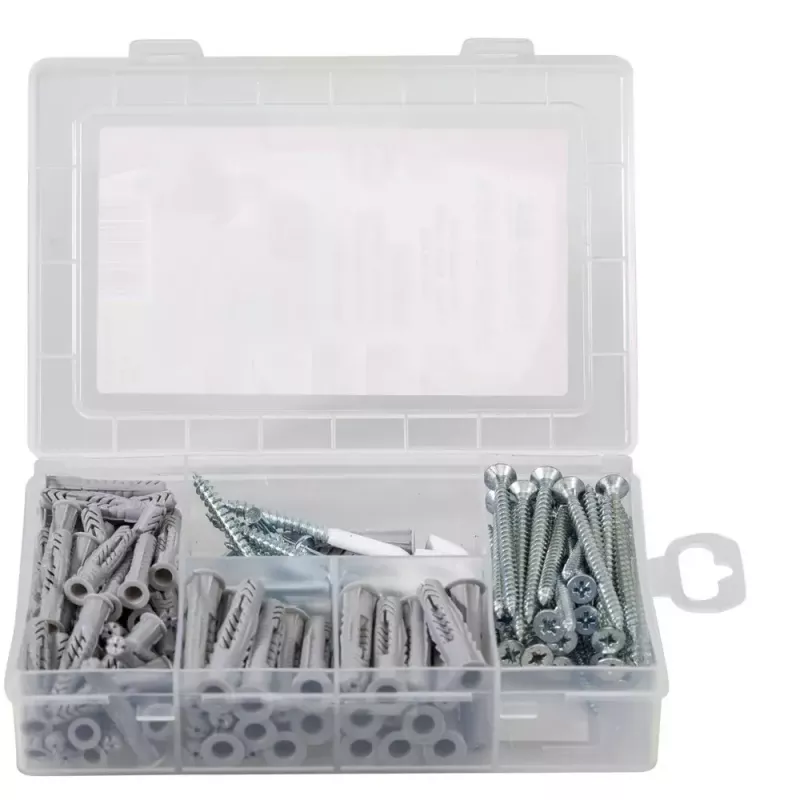 Set de tornillos y tacos Fischer MEISTER-BOX UX 75 unidades