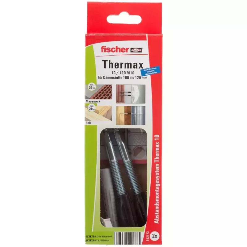 Set de tornillos y tacos Fischer 512173