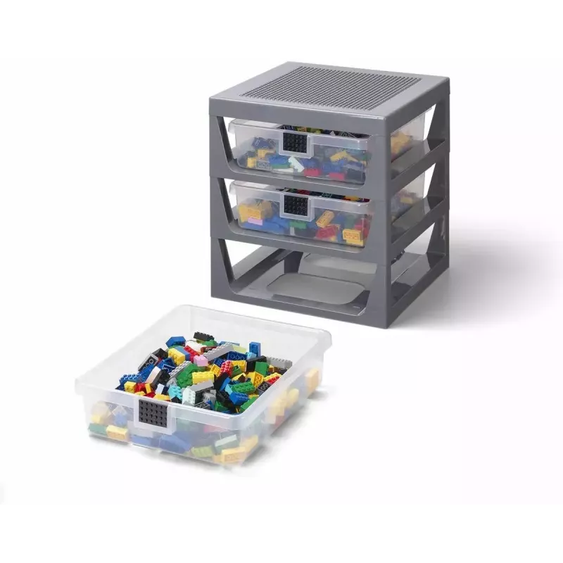 Set de estantería con cajones Room Copenhagen 40950003 caja de almacenamiento gris para cajones